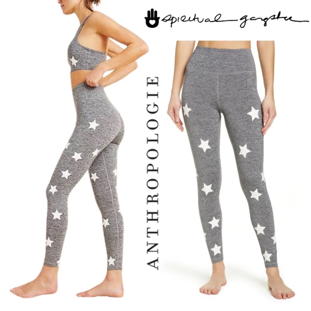 Spiritual Gangster Size Medium Gray heather Leggings